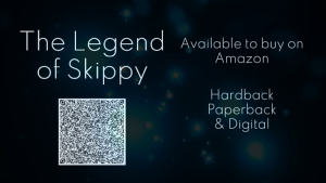 Scan the QR Code to find The Legend of Skippy book on Amazon